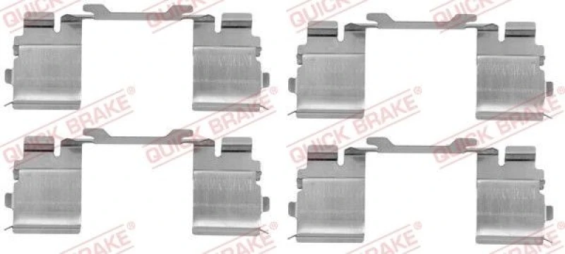 Image of QUICK BRAKE Brake pad fitting kit QUICK BRAKE 109-1730