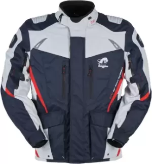 Image of Furygan Apalaches Motorcycle Textile Jacket, white-red-blue, Size 4XL, white-red-blue, Size 4XL