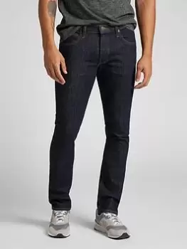 Image of Lee Luke Slim Tapered Fit Jeans - Blue Size 38, Length Regular, Men