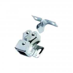 image of Wickes Double Roller Catch - Chrome