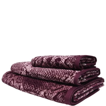 Biba Snake Bath Towel - Plum