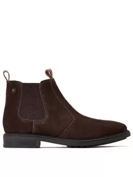 Image of Base London Nelson Suede Boots, Brown, Size 8, Men