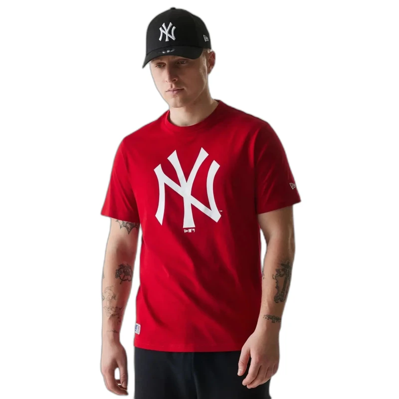 Image of new era T-Shirt New York Yankees Nos MLB Regular Rouge Male 2XL