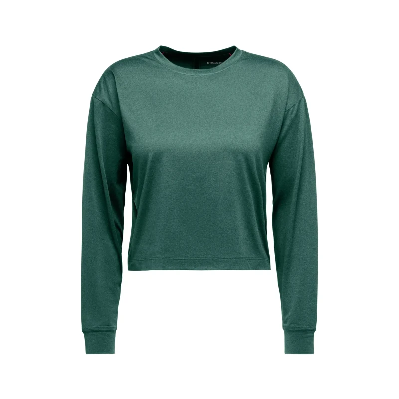 Image of Womens long sleeve T-Shirt Black Diamond Circuit Vert Female S