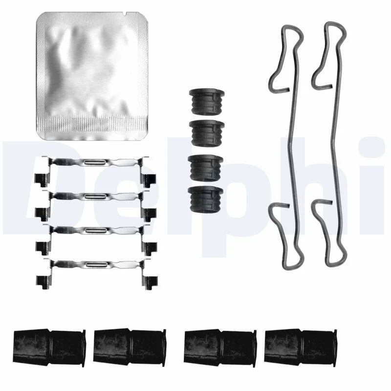 Image of DELPHI Brake pad fitting kit DELPHI LX0813