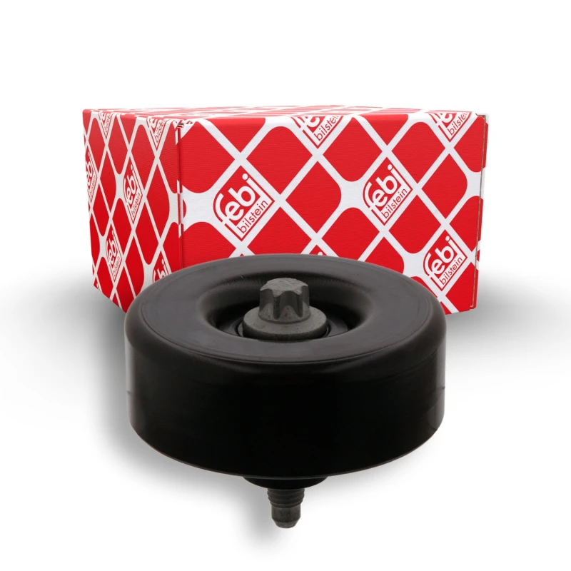 Image of FEBI BILSTEIN 34544 Idler Pulley with screw Metal Deflection/Guide Pulley,v-ribbed belt (312)