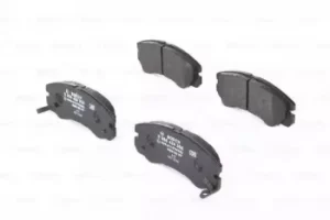 Image of Bosch 0986424366 BP177 Brake Pad Set Disc Brake Front Axle