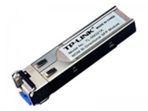 image of 1000Base-BX WDM Bi-Directional SFP Module LC connector TX:1550nm/RX:1310nm single-mode 10km