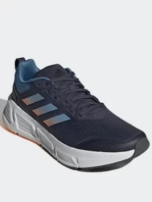 Image of adidas Questar Shoes, Black/Grey, Size 6.5, Men