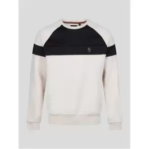 Image of Luke Sport Adam 3 Detail Crew Sweat - White
