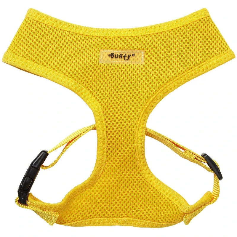 Image of Bunty Bunty Mesh Breathable Dog Harness - Yellow Yellow S
