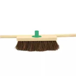 Image of Bentley 24" Stiff Bassine Broom with Handle & Bracket Ref Spc/H12BKT/C4