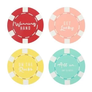 Poker Chip Coasters