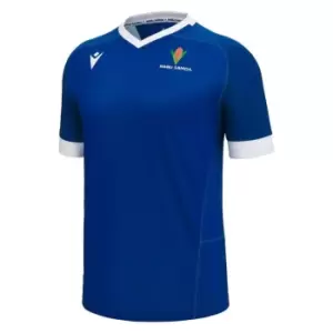 Image of Macron Samoa 23/24 Home Rugby Shirt - Blue