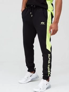 Alpha Industries Alpha Industries Contrast Stripe Neon Insert Joggers