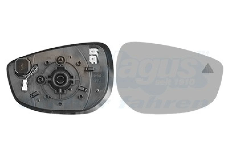 Image of VAN WEZEL Wing mirror glass VAN WEZEL 2751838