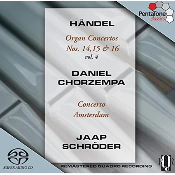 Image of Jaap Schroder - Händel: Organ Concertos Nos. 14, 15 & 16 CD