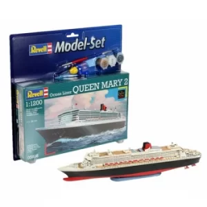 Image of Queen Mary 2 1:1200 Revell Model Set