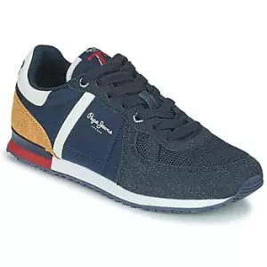 image of Pepe jeans SYDNEY COMBI BOY boys's Childrens Shoes (Trainers) in Blue,4,13 kid,1.5 kid,2.5