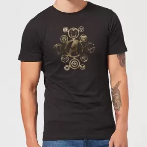 Image of Marvel Avengers Infinity War Icon T-Shirt - Black - XS