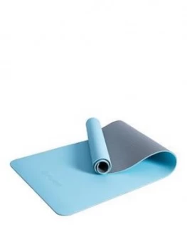 image of Pure2Improve Yoga Mat - Blue/Grey