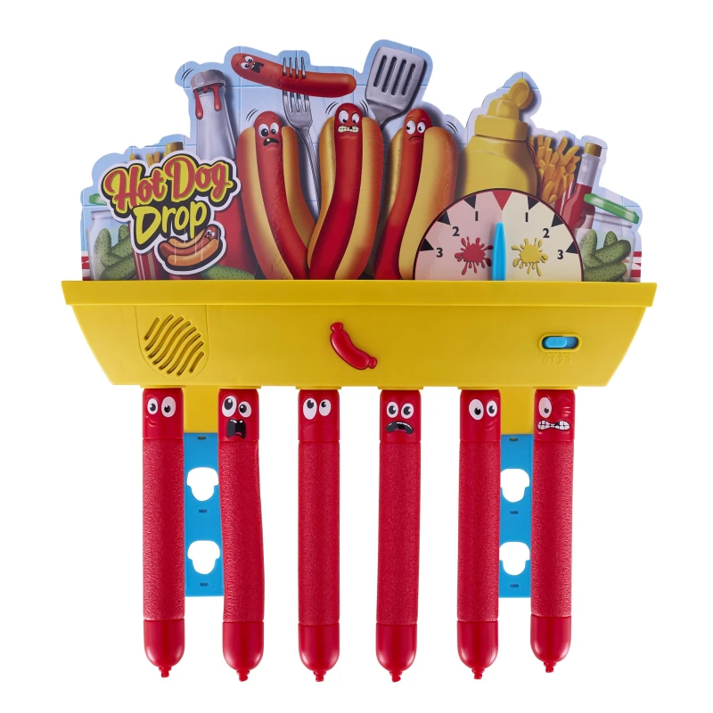 Image of Elektronisches Schlagstock-Drop-Reaktionsspiel mit Soundeffekten fur die ganze Familie Wurstfangspiel ab 5 Jahren