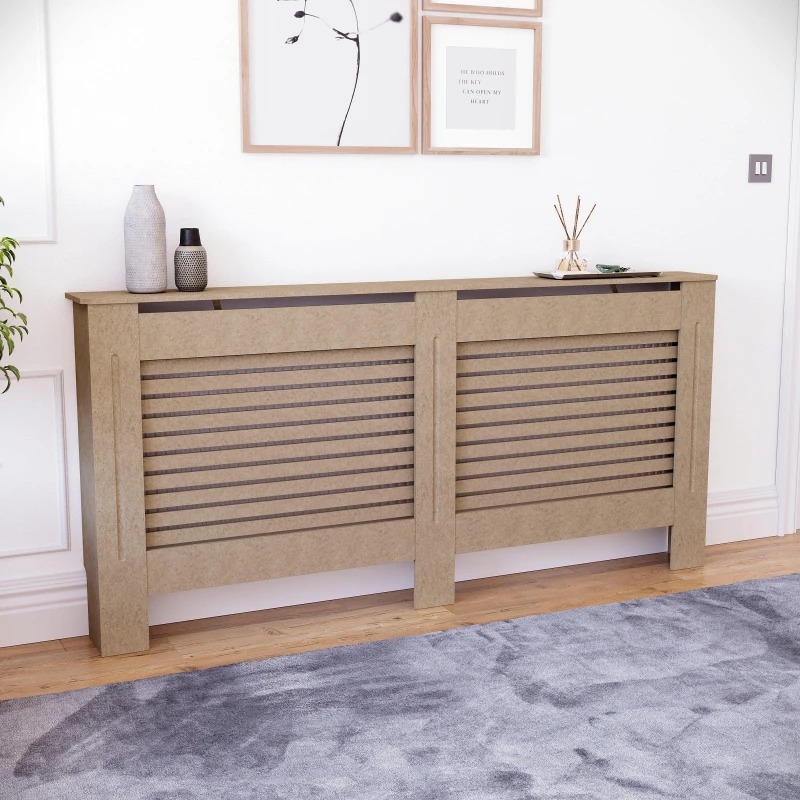 Image of Lassic Vida Designs Milton Radiator Cover Extra Large - Neutral Neutral XL