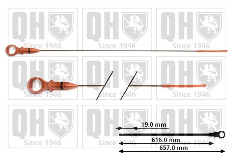 Image of QUINTON HAZELL Oil Dipstick QUINTON HAZELL QOD142