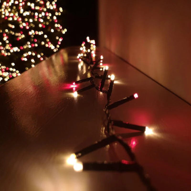 Image of Samuel Alexander 50M 2000 LED Treebrights Christmas String Lights With Timer In Red & Vintage Gold