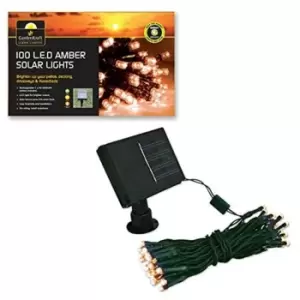 image of Haven 100 Amber LED Solar Garden String Lights