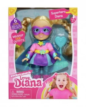 Image of Love Diana 6" Superhero Doll