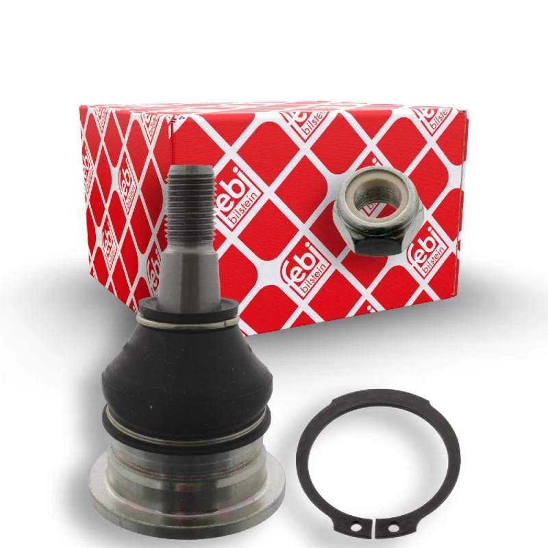 Image of FEBI BILSTEIN 43027 Ball joint Front Axle Right, with lock nut, with retaining ring Support-/Steering Link (2462)