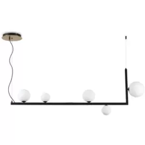 Image of Ideal Lux Birds Globe Bar Pendant Ceiling Light Black