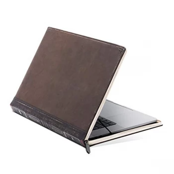 Image of Twelve South BookBook V2 for MacBook Vintage Leather Book case/Sleeve with Interior Pocket for 13? MacBook Pro...