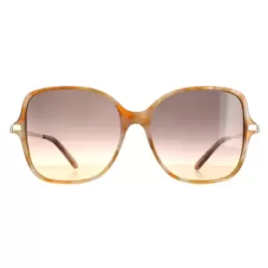 Image of Square Blonde Havana Grey Gradient SF990SR