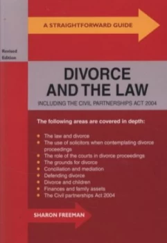 Image of A Straightforward Guide to Divorce and the Law by Sharon Freeman Book