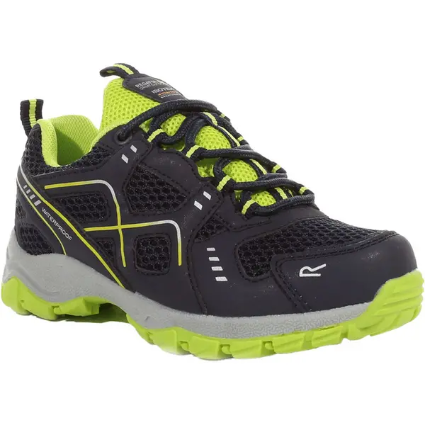 Image of Regatta Boys Vendeavour Waterproof Lace Up Walking Shoes UK Size 5 (EU 38)