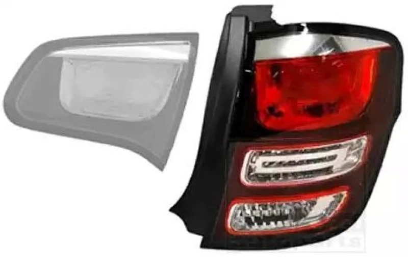 Image of VAN WEZEL 0934932 Rear light Outer section, without bulb holder, Right, LED Combination Rearlight (391)