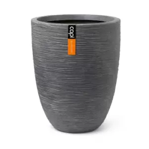 Image of Capi Europe Vase elegant low Waste Rib NL 46x58 terrazzo grey