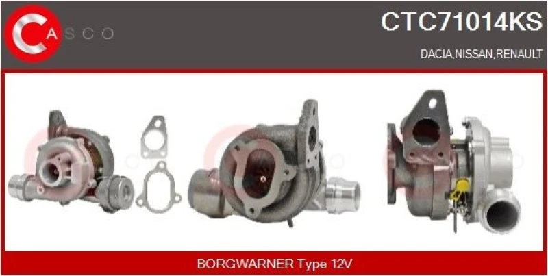 Image of CASCO Turbocharger CASCO CTC71014KS