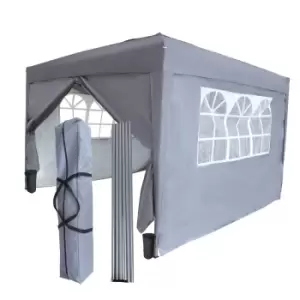 Image of Birchtree 3X3M Pop Up Waterproof Gazebo - Grey