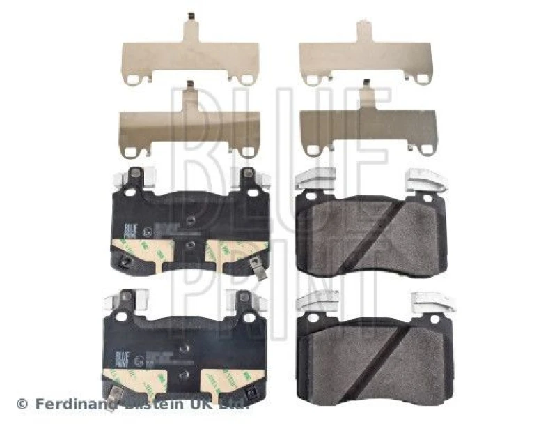 Image of Blue PRINT Brake pad set Blue PRINT ADG042192