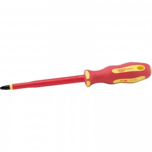 image of Draper Expert Ergo Plus VDE Insulated Pozi Screwdriver PZ3 150mm