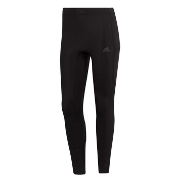 image of adidas FastImpact Shiny Running 7/8 Tights Womens - Black