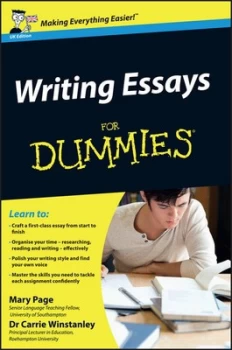 Image of Writing Essays for Dummies by Mary Page Paperback