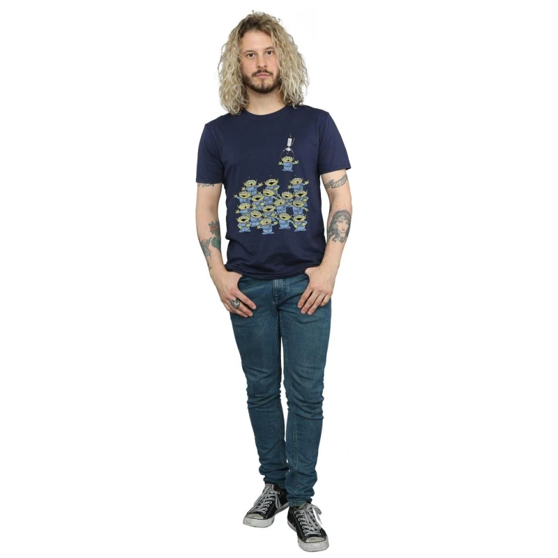 Image of Disney Men Toy Story The Claw T-Shirt in Mid Navy Size: large Mid Navy L Male 5057245319522