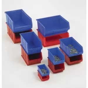 Image of Slingsby Standard Small Parts Storage Bins - 375x420x182mm Red- Pack 5