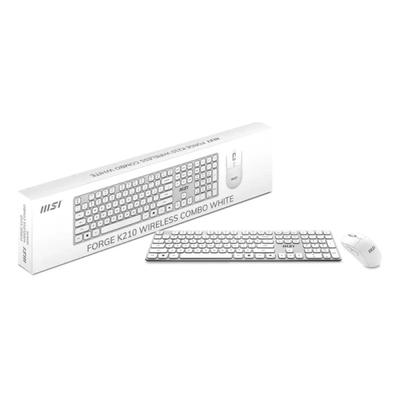 Image of MSI FORGE K210 W COMBO White UK KEYBOARD