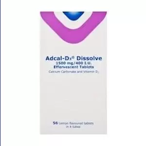 Image of Adcal-D3 1.5g/400iu Dissolve Lemon 56 Tablets