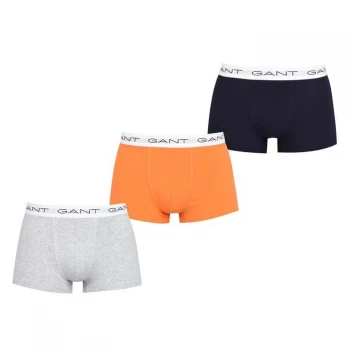 Image of Gant 3 Pack Trunks - Grey Mel 094